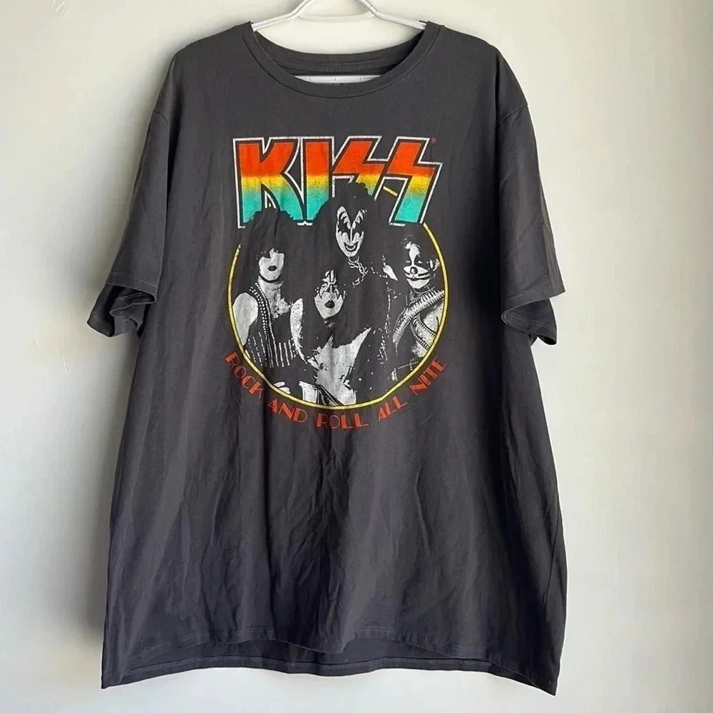 KISS “Rock And Roll All Nite” T-Shirt, Short Sleeves, Men’s Size 3XL
